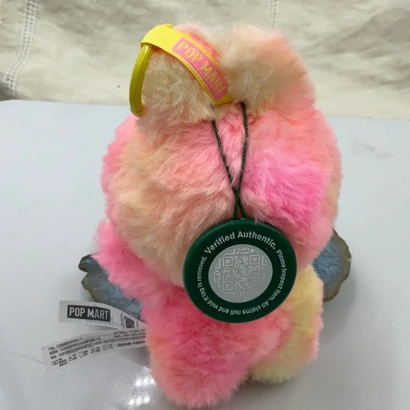 Verified Authentic POP MART The Monsters “LOYALTY” Pink and Yellow Labubu - Picture 11 of 11